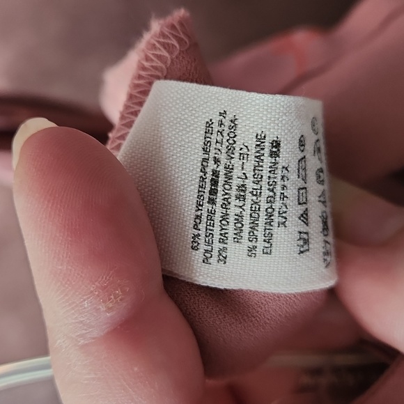 ⭕️ PRICE FIRM Free People Size 0 Low Criss Cross Back Floral Mauve Dress - Picture 8 of 9